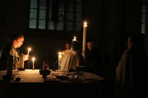Hier ist die Kerze aus St. Maximilian dran.